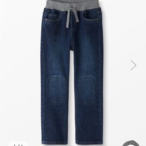 Hanna Andersson Kickstart Double Knee Pull-On Relaxed Jeans size 5